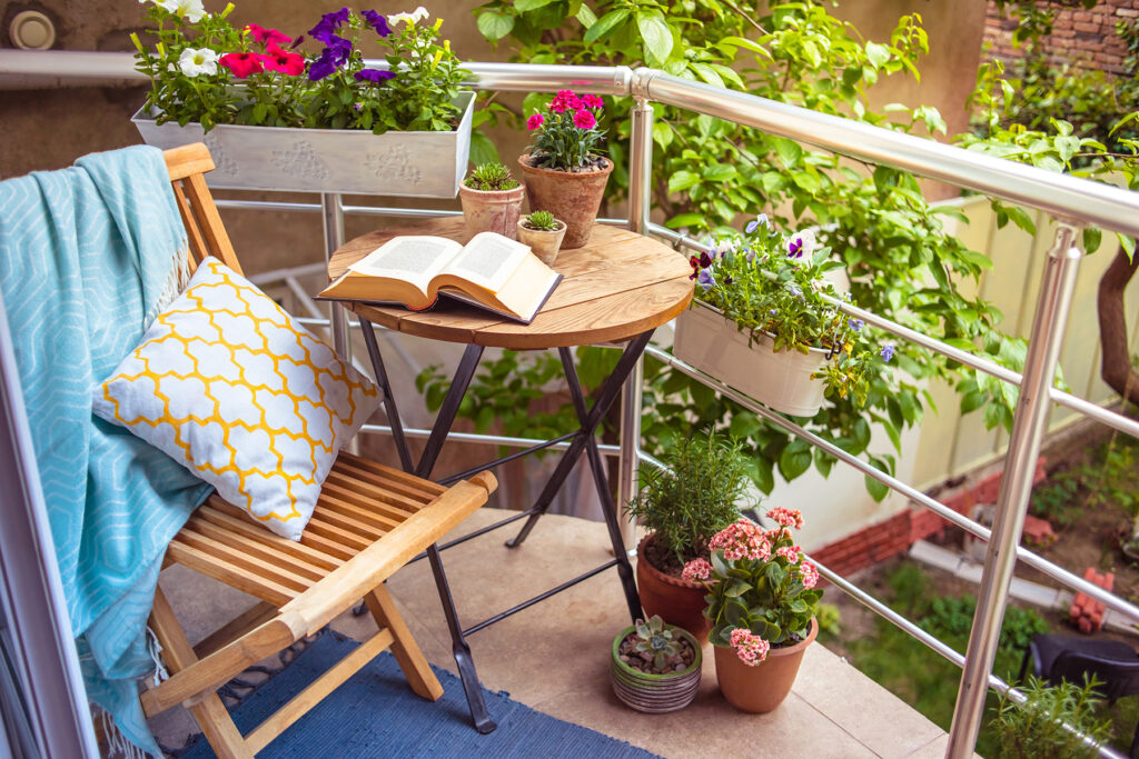 senior apartment balcony