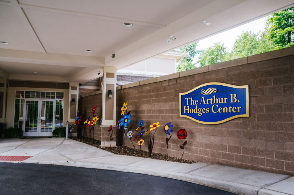 View of Arthur B Hayes Center Entrance