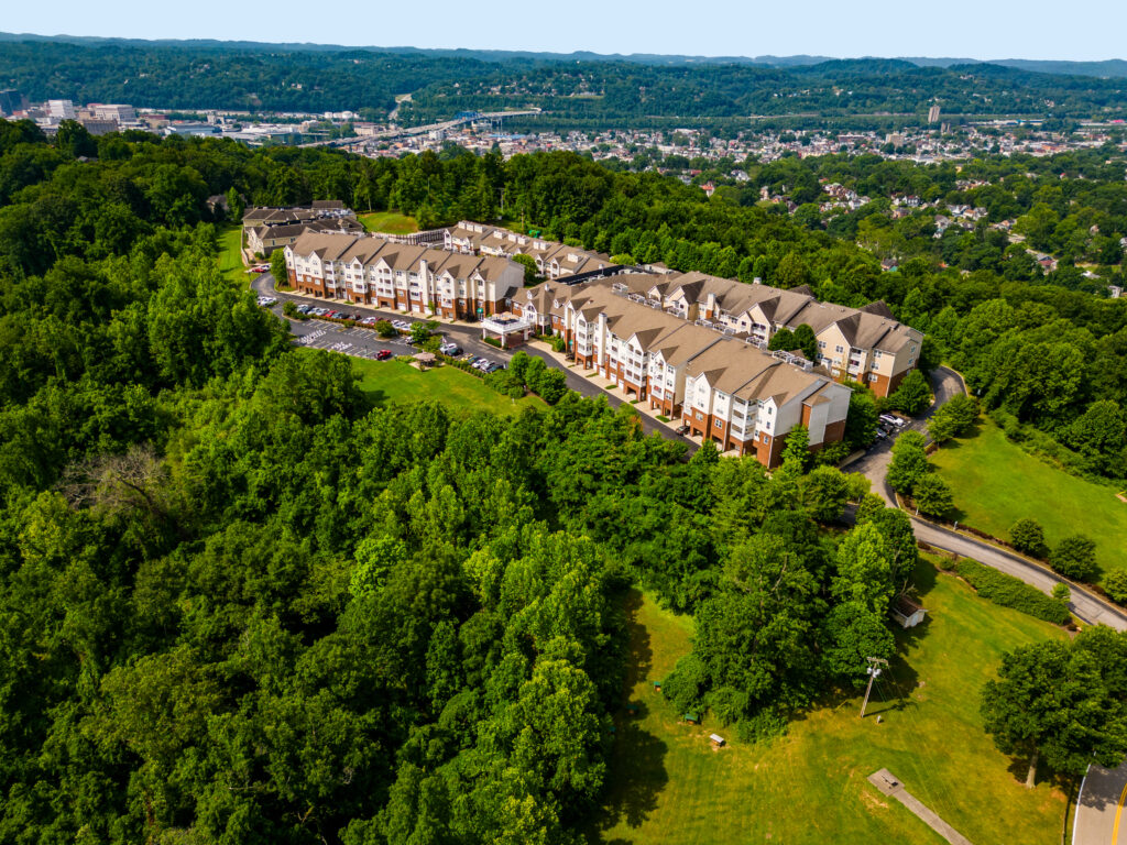 Aerial view of Edgewood Summit