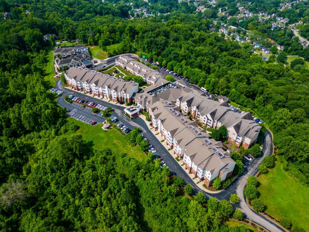 Edgewood drone shot