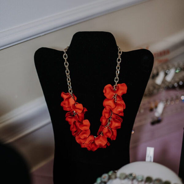 Necklace displayed at the fashion show