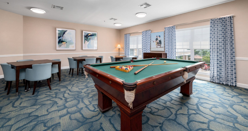 View of Billiards and Card room