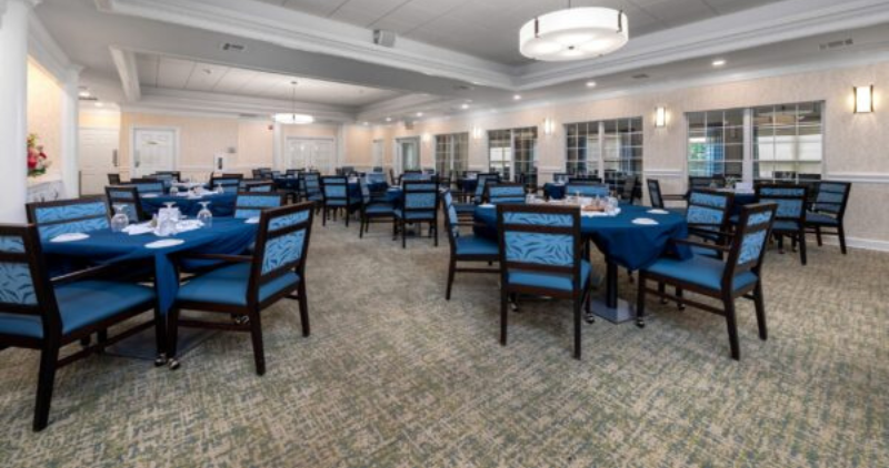 View of dining room