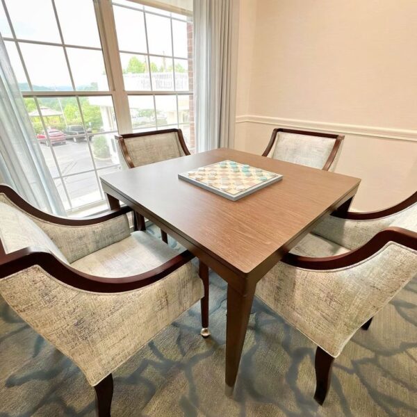 Chessboard in the community common room